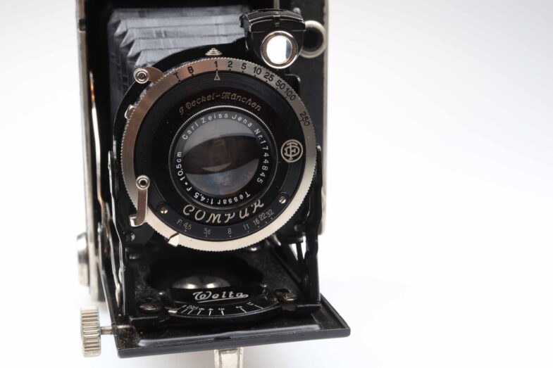 WELTA Solida RF Kamera  camera mit Carl Zeiss Tessar 105mm f4.5 Objektiv 96268 - Image 5