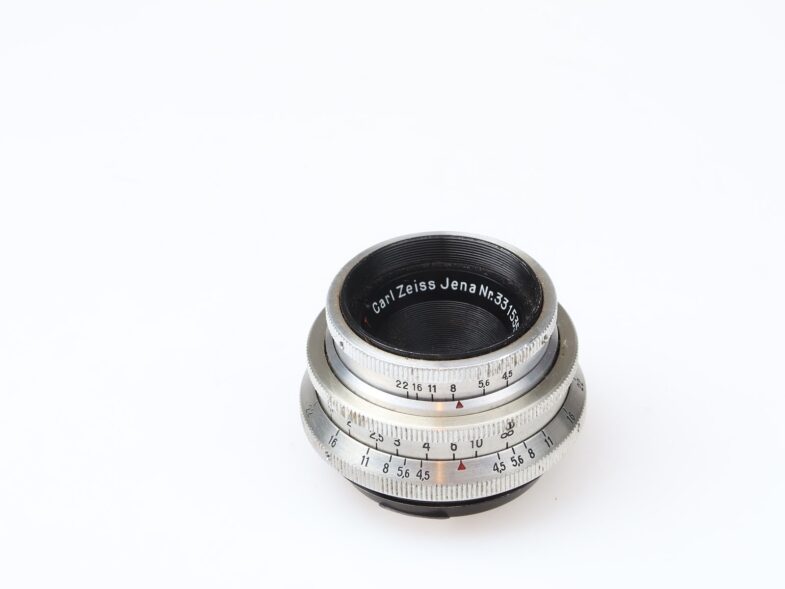 Zeiss Tessar 40mm f4.5 red T Objektiv Lens M42 Anschluss mount 97923 – Bild 2