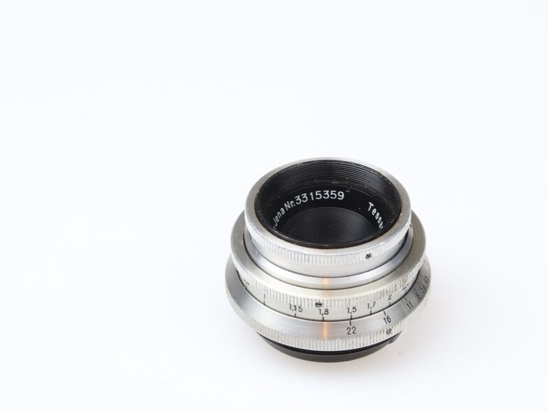 Zeiss Tessar 40mm f4.5 red T Objektiv Lens M42 Anschluss mount 97923 – Bild 3