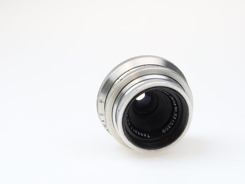 Zeiss Tessar 40mm f4.5 red T Objektiv Lens M42 Anschluss mount 97923 – Bild 4