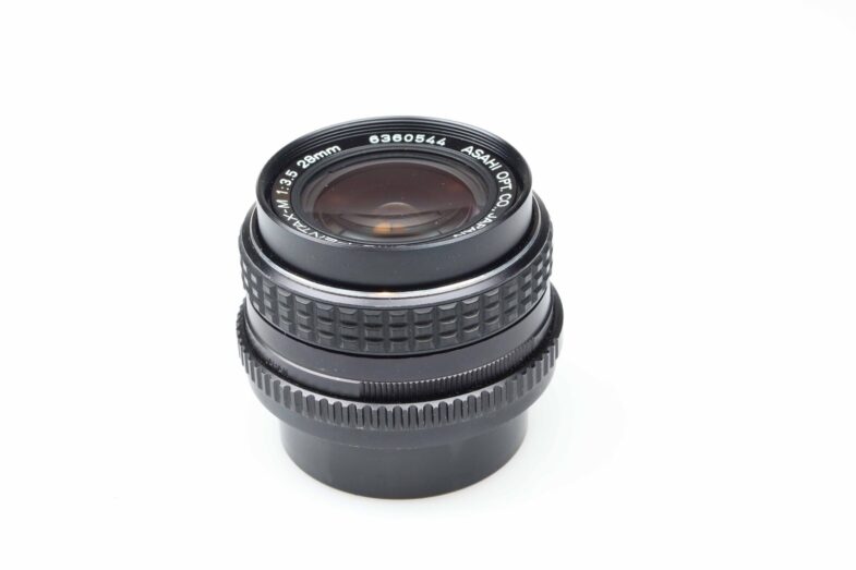 Asahi Optik Pentax M SMC 28mm  f3.5  Objektiv Lens 96178 – Bild 4