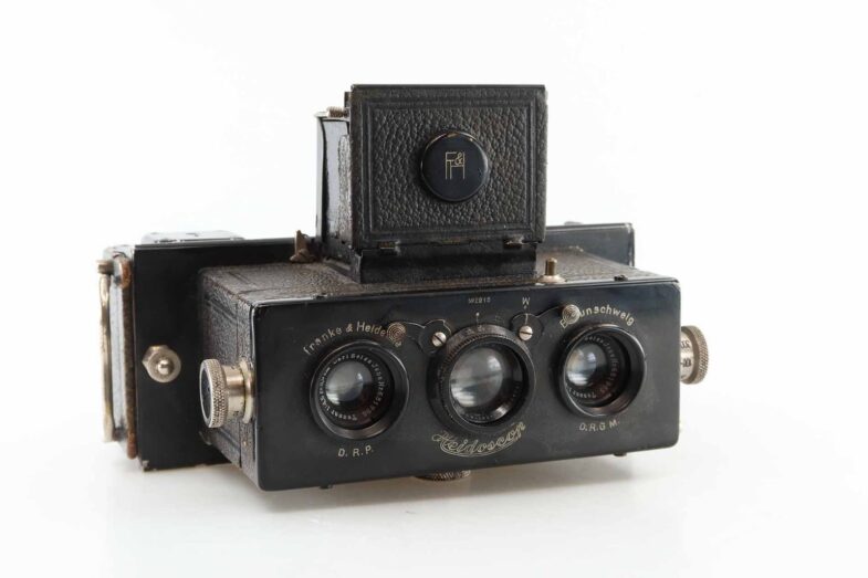 Heidoscop 45x107 mit Carl Zeiss Tessar 5,5cm f4.5 Objektiv Rolleiflex Typ1 90193 - Image 1
