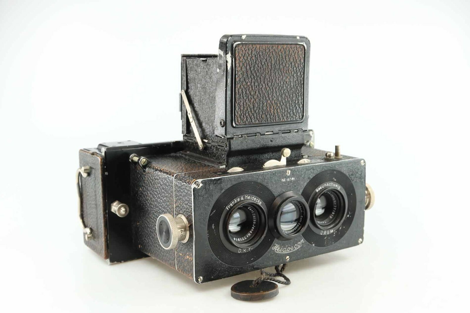Heidoscop-6x13-mit-Carl-Zeiss-Tessar-45-75-cm-Objektiv-Lens-90192-364451414292 Heidoscop 6x13 mit Carl Zeiss Tessar 4,5 7,5 cm Objektiv Lens 90192 - Image 1