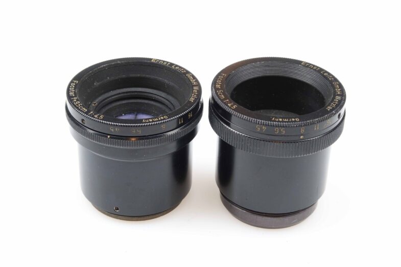 Leica Focotar 50mm f4.5  DOOUM und Focotar 95mm f4.5 FOODE Objektiv Leitz 96287 - Image 2