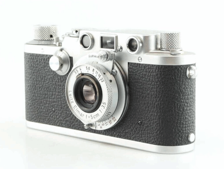 Leica  III F red scale  Kamera Camera mit Elmar 50 3.5 Objektiv Lens Leitz 92882 - Image 2