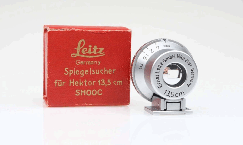 Leica SHOOC Spiegelsucher Mirror View Finder Hektor 13,5cm Leitz 95303 near mint – Bild 1