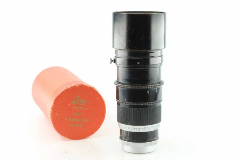 Leica Telyt 4,5 20 cm OTPLO Objektiv Lens  M39 Anschluss mount Leitz 90311 – Bild 1