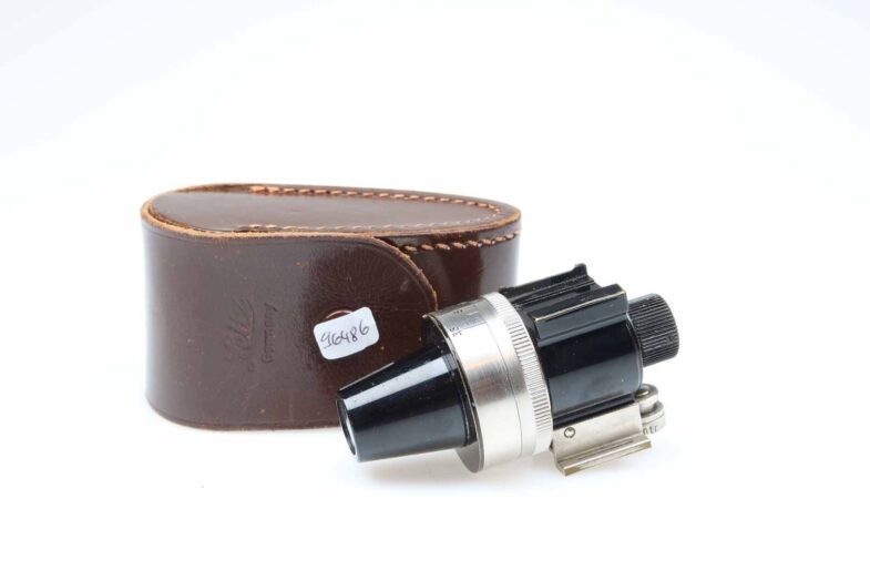 Leica VIDOM Universalsucher Sucher View black nose nickel finder Leitz 96486 - Image 1
