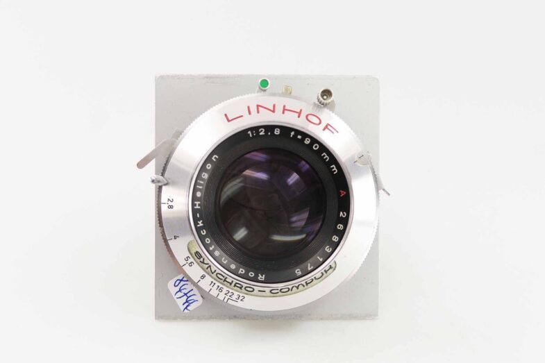 Linhof Rodenstock Heligon 90mm f2.8 red A Synchro Compur Technika RARE  84744 - Image 2
