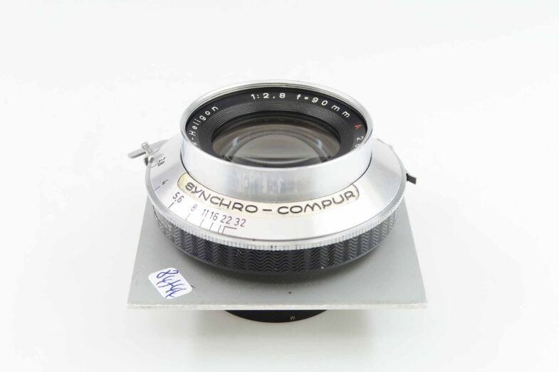 Linhof Rodenstock Heligon 90mm f2.8 red A Synchro Compur Technika RARE  84744 - Image 4