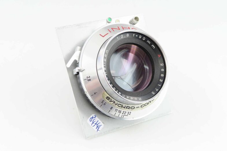 Linhof Rodenstock Heligon 90mm f2.8 red A Synchro Compur Technika RARE  84744 - Image 5