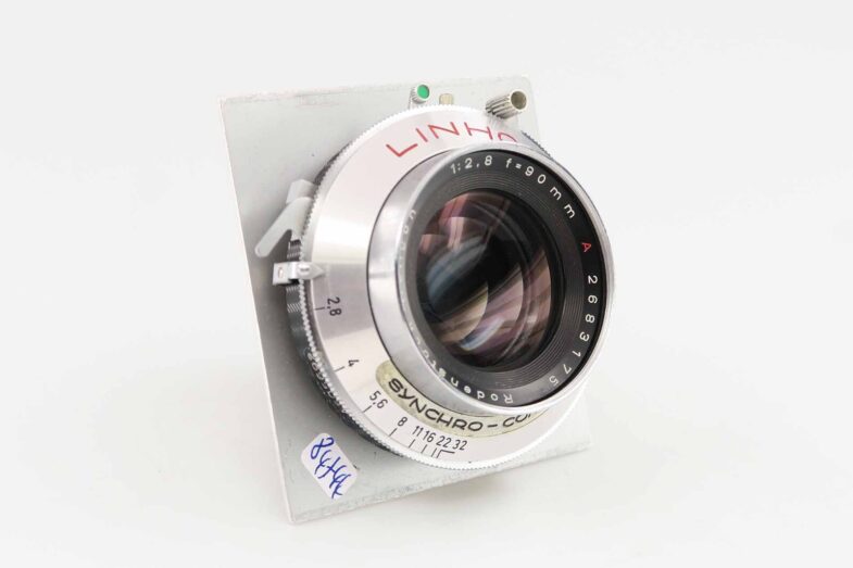 Linhof Rodenstock Heligon 90mm f2.8 red Compur Technika