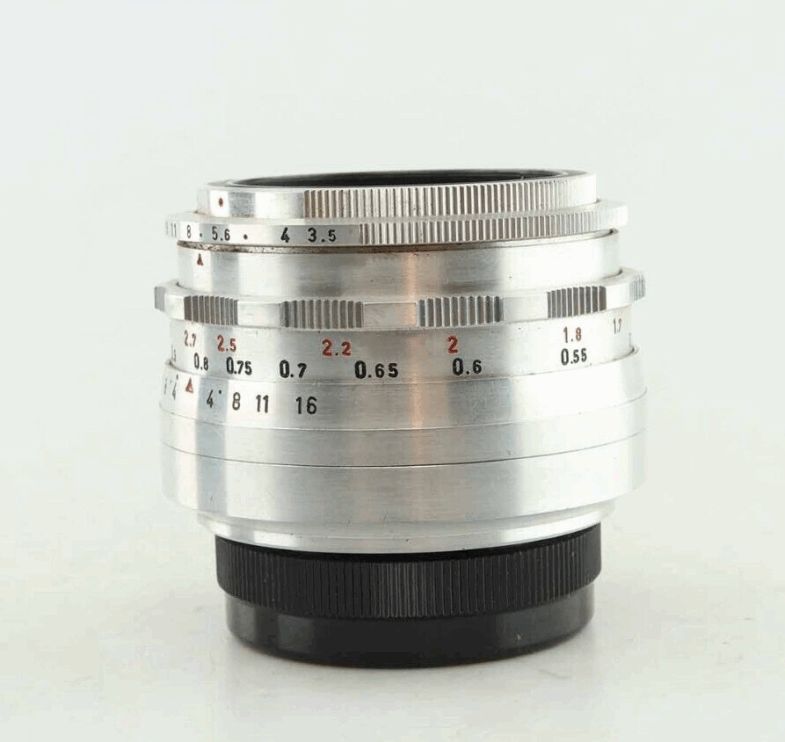 Meyer Görlitz Primotar  E f3.5 50mm red V Objektiv Lens M42 Anschluss 89754 – Bild 2