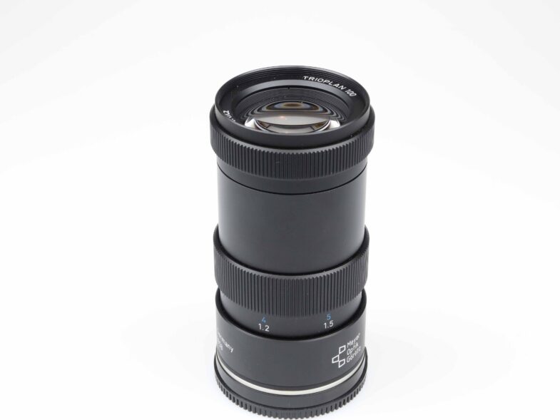 Meyer Optik Görlitz Trioplan 100 f2.8 Objektiv Sony E Anschluss 97228 near mint – Bild 3