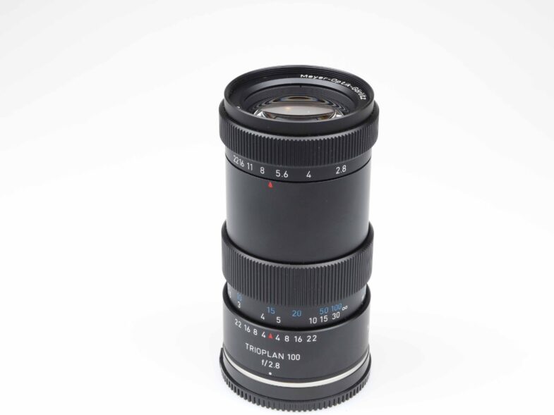 Meyer Optik Görlitz Trioplan 100 f2.8 Objektiv Sony E Anschluss 97228 near mint – Bild 5