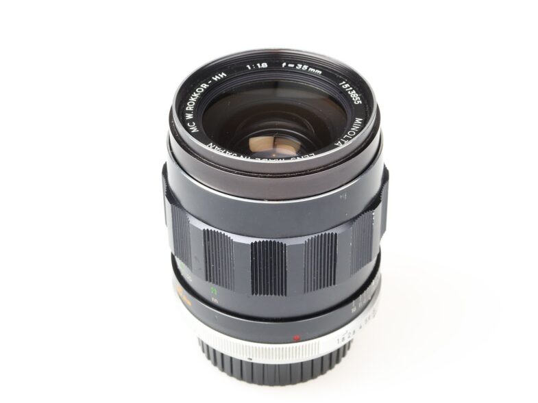 Minolta MC W.Rokkor HH 35mm f1.8 Objektiv Lens 98258 – Bild 5