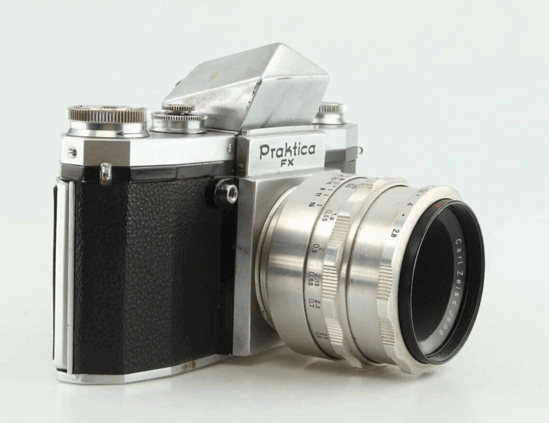 Praktica FX Kamera Camera mit Carl Zeiss Tessar 50mm 93196 – Bild 2