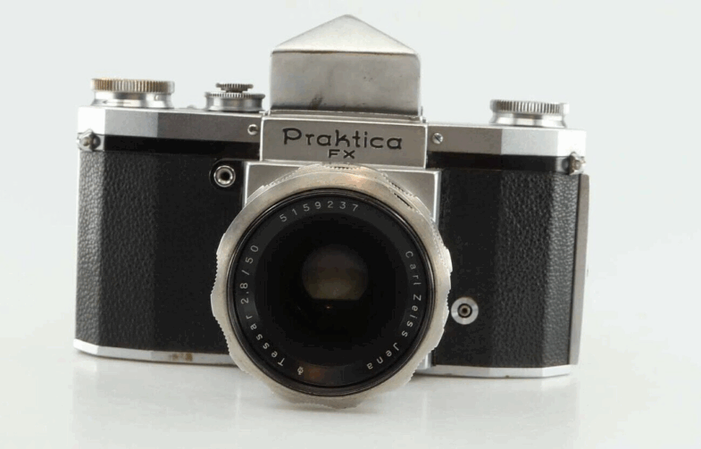 Praktica FX Kamera Camera mit Carl Zeiss Tessar 50mm 93196 – Bild 6