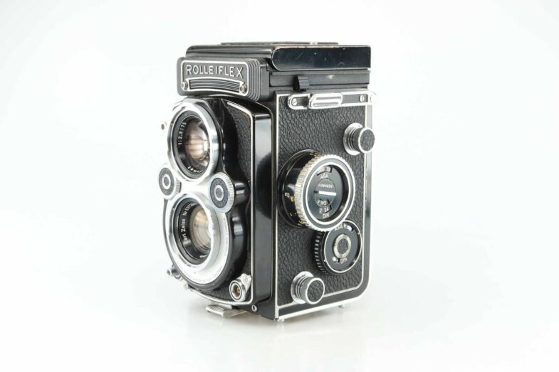 Rolleiflex 3,5F White Face Zeiss Kamera camera Planar 75 mm Objektiv lens 91077 – Bild 2