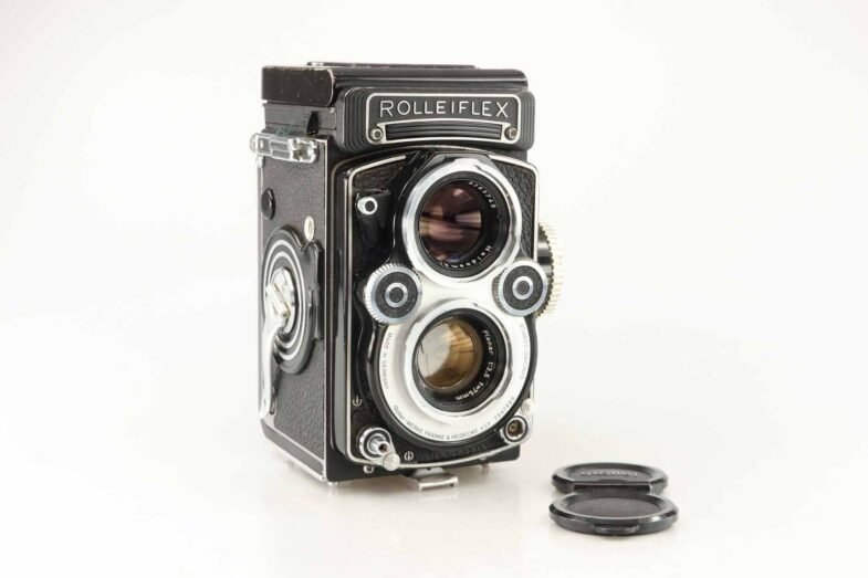 Rolleiflex 3,5F White Face Zeiss Kamera camera Planar 75 mm Objektiv lens 91077 - Image 1