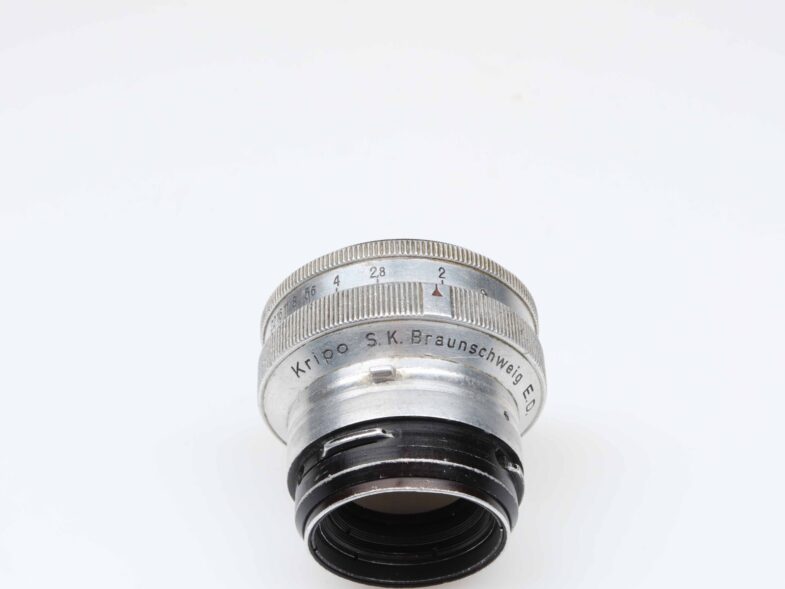 Zeiss Sonnar 50mm f2 Objektiv Gravur Kripo Braunschweig Contax Anschluss 97590 - Image 5