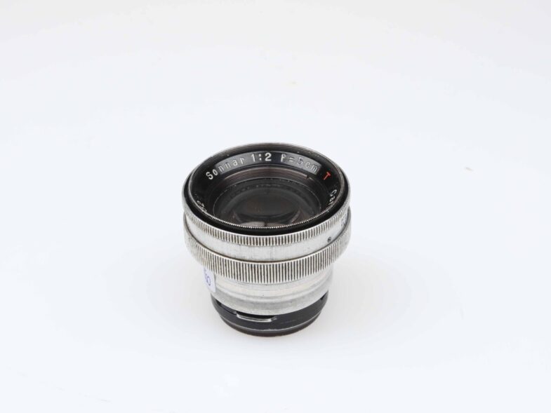 Zeiss Sonnar 50mm f2 Objektiv Gravur Kripo Braunschweig Contax Anschluss 97590 - Image 1