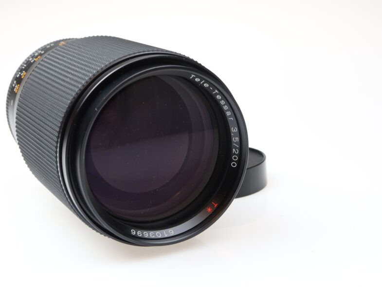 Zeiss Tele Tessar 200mm f3.5 T* Objektiv Contax c/y Anschluss 97993 near mint – Bild 7