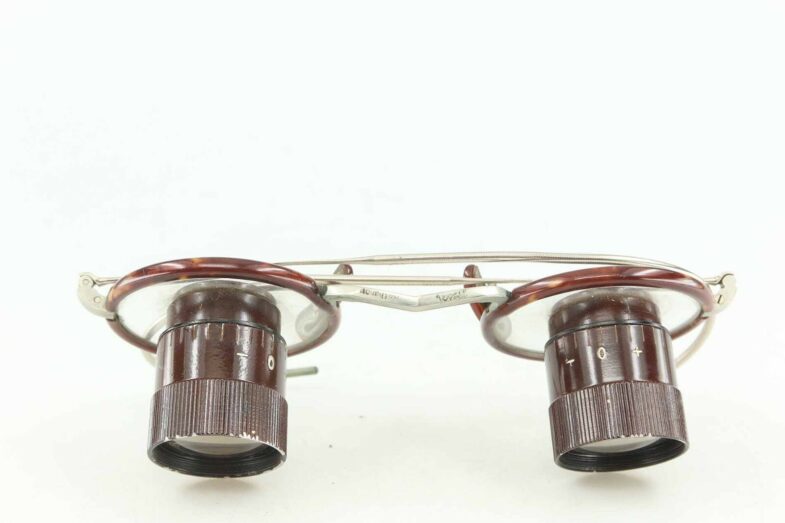 BUSCH 2 1/4x 20,5 Fernglasbrille Binoculars glasses VERY EARLY VERSION 89341 – Bild 2