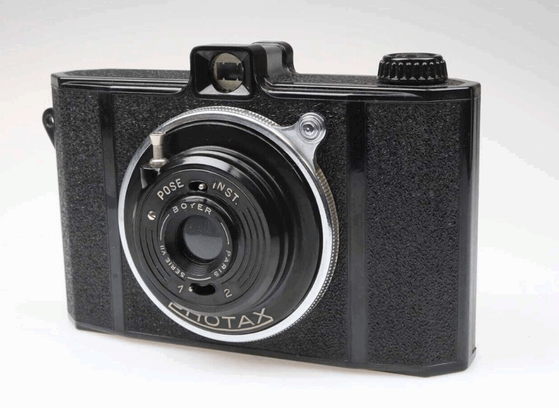 Boyer Photax I Kamera camera with case 95433 RARE top cindition – Bild 2