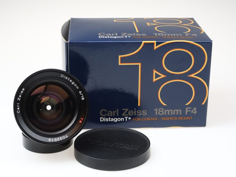 Carl Zeiss Distagon 18mm f4 T* Objektiv Contax Anschluss mount 97968 near mint - Image 1