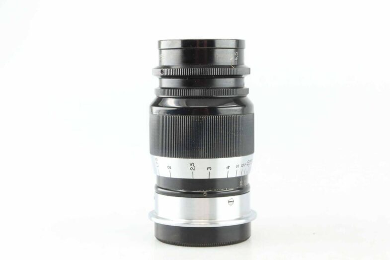 Leica Elmar 4 9 cm Objektiv Lens Black Chrom M39 Anschluss Mount Leitz 90488 – Bild 3