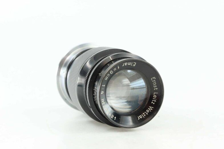 Leica Elmar 4 9 cm Objektiv Lens Black Chrom M39 Anschluss Mount Leitz 90488 – Bild 6