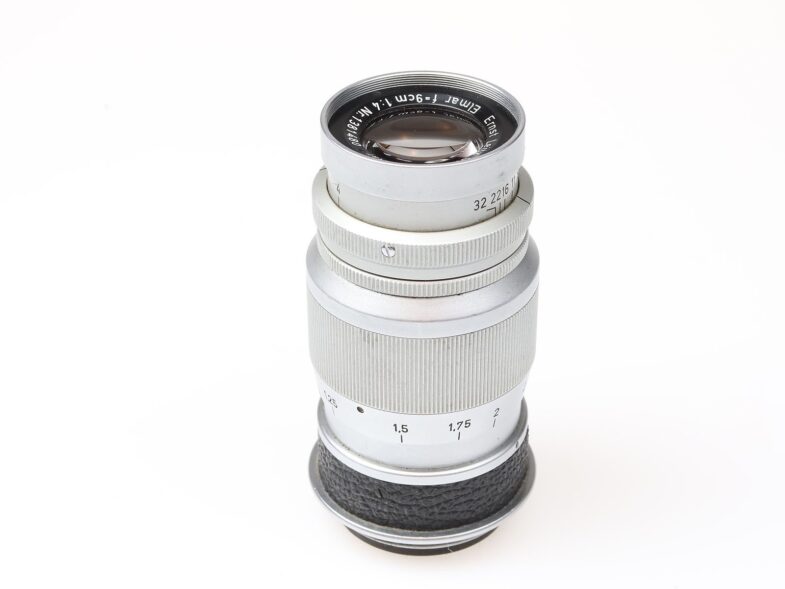 Leica Elmar 90mm f4 Objektiv lens M39 Anschluss mount Leitz  98049 – Bild 4