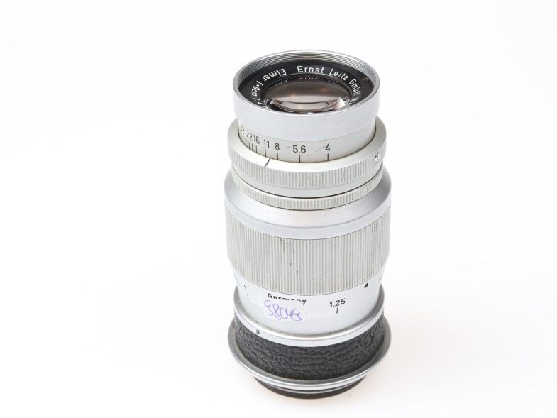 Leica Elmar 90mm f4 Objektiv lens M39 Anschluss mount Leitz  98049 – Bild 5