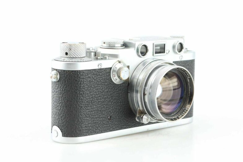 Leica III F Kamera Camera mit Summitar 2 5 cm Leitz 91310 – Bild 2
