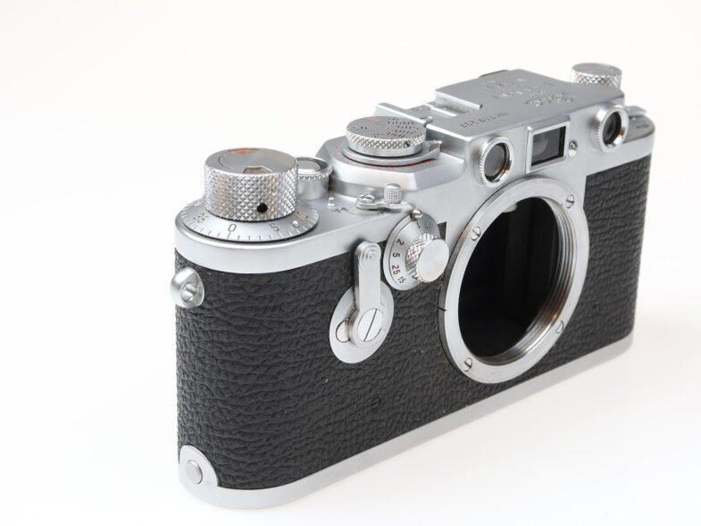Leica  III F Selftimer Vorlaufwerk black dial Kamera Camera  Leitz 98215 - Image 2