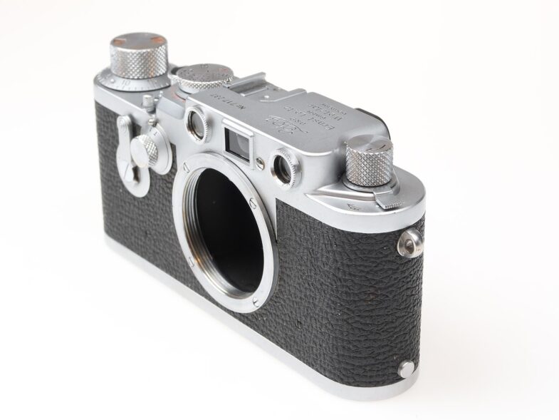 Leica  III F Selftimer Vorlaufwerk black dial Kamera Camera  Leitz 98215 - Image 3