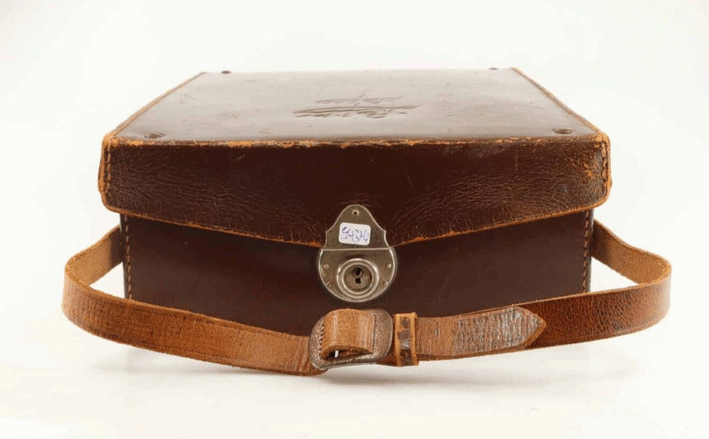 Leica Leitz Koffer Kamera Ledertasche leather case rare vintage case 94374 - Image 5
