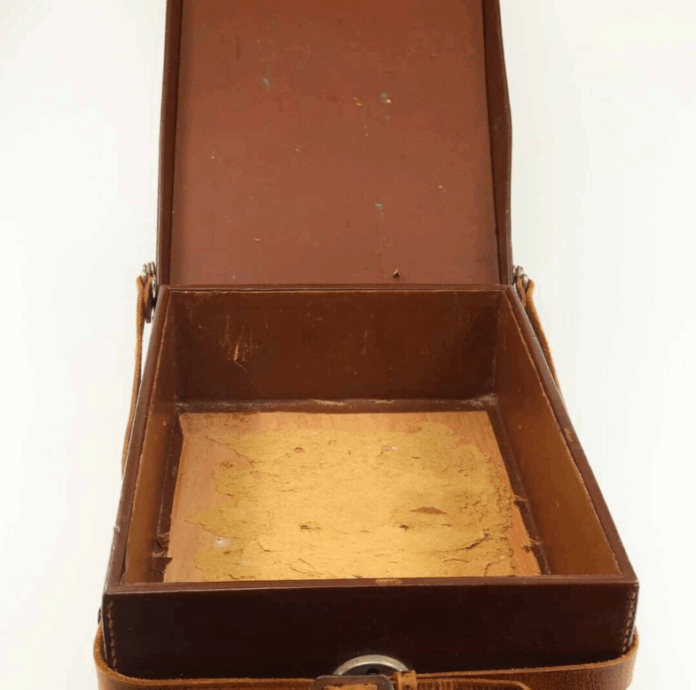Leica Leitz Koffer Kamera Ledertasche leather case rare vintage case 94374 - Image 6