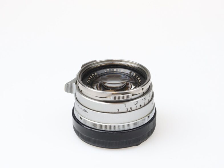 Leica Summilux M 35mm f1.4 Steel Rim 11870 first batch early number 97678 – Bild 2