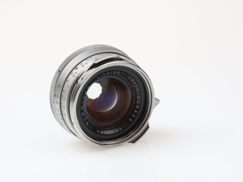 Leica Summilux M 35mm f1.4 Steel Rim 11870 first batch early number 97678 – Bild 5
