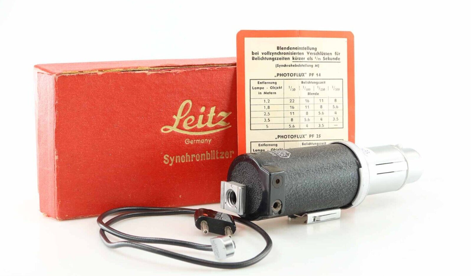 Leica-Synchronblitzer-Synchron-flashlight-92433-155365547763 Leica Synchronblitzer Synchron flashlight 92433 - Image 1