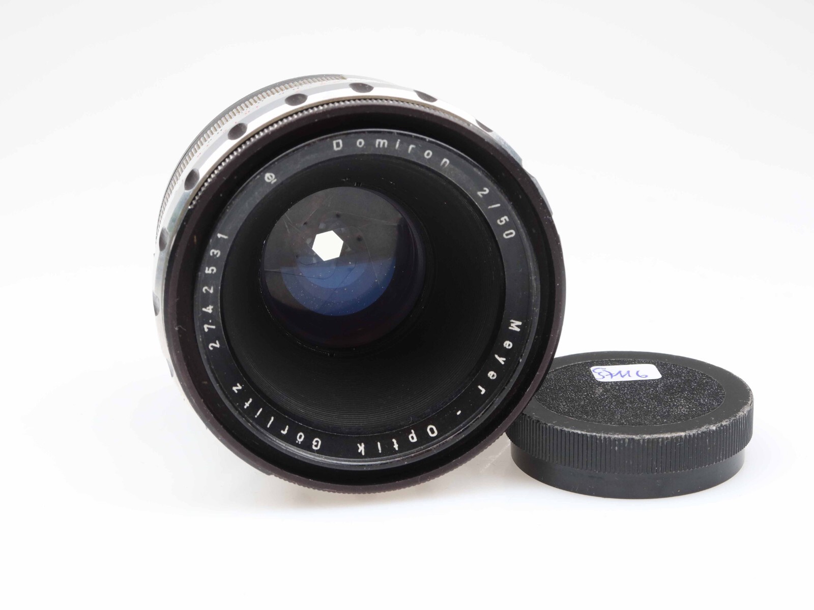 Meyer-Optik-Goerlitz-Domiron-50mm-f2-Objektiv-lens-EXA-Exakta-Anschluss-97116-365570094293 Meyer Optik Görlitz Domiron 50mm f2 Objektiv lens EXA Exakta Anschluss 97116 - Image 1