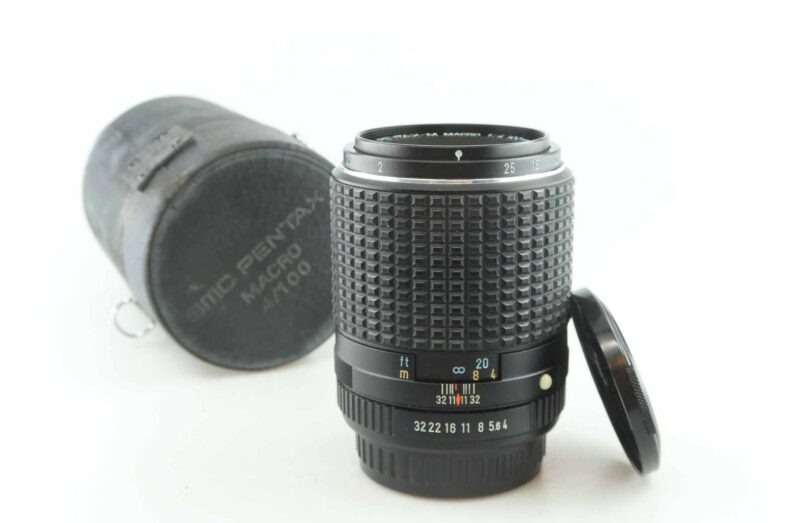 Pentax M MACRO 100mm f4 SMC Objektiv lens