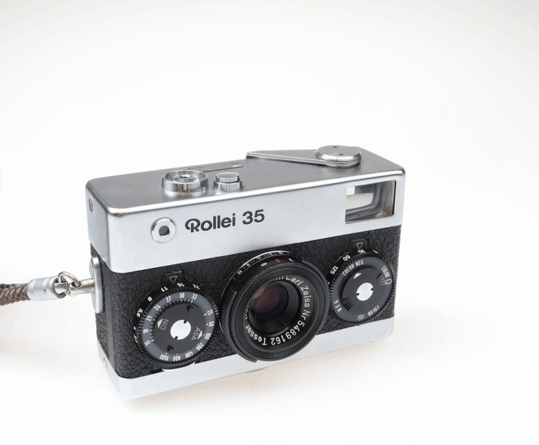 Rollei 35 Kamera camera Zeiss Tessar 40mm f3.5 Objektiv lens 98365 – Bild 2