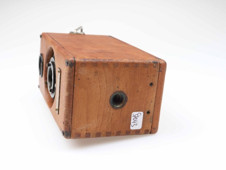 Ansco Memo very RARE wooden body 18x23mm  Bausch Lomb Objektiv Lens 97043 - Image 7