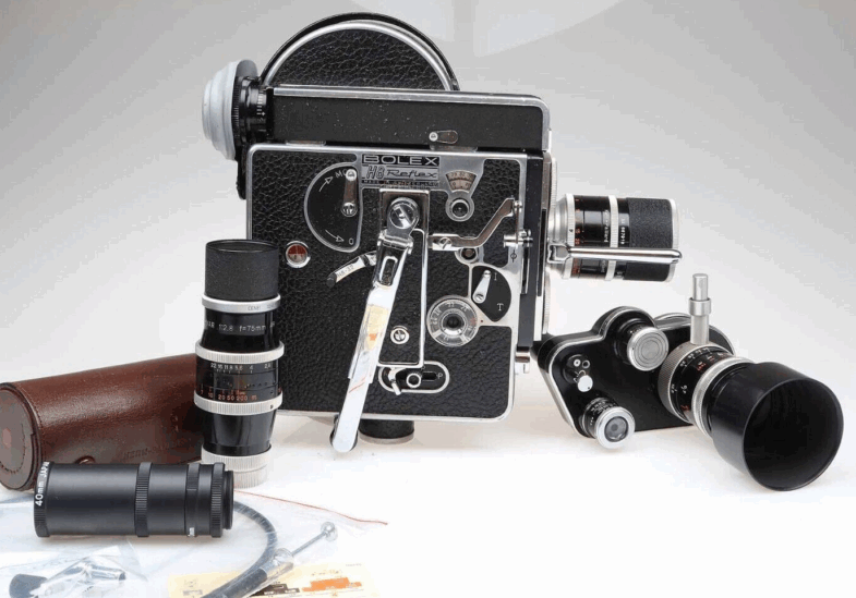 Bolex H8 Reflex Kamera Kern Switar 50mm f1.4 Vario Switar 8-36mm f1.9 H8RX 95555 – Bild 1