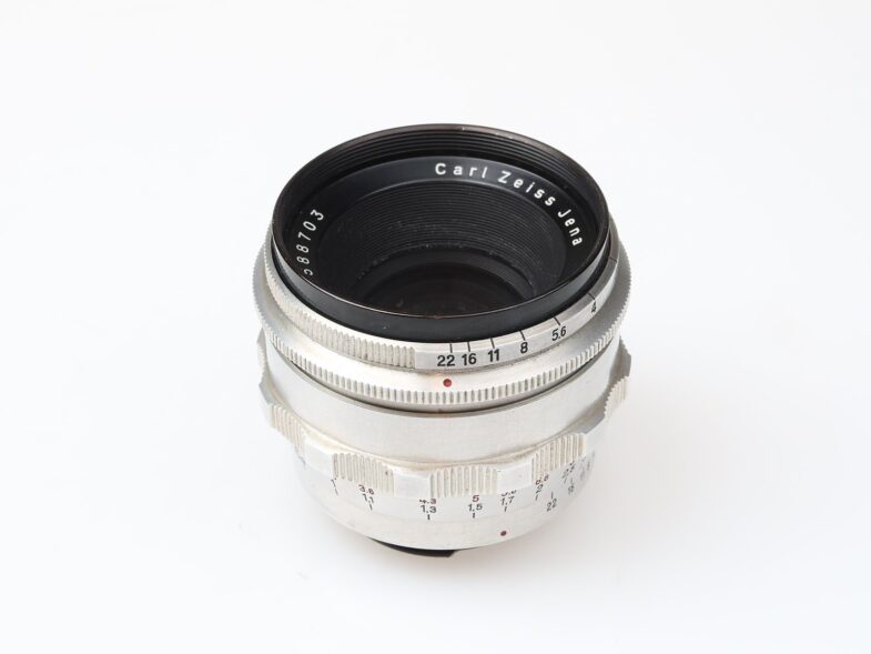 Carl Zeiss Biotar 58mm f2 red T Objektiv Lens Exa Anschluss 97903 – Bild 3