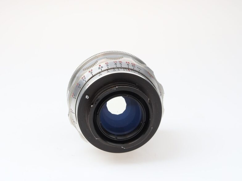 Carl Zeiss Biotar 58mm f2 red T Objektiv Lens Exa Anschluss 97903 – Bild 6