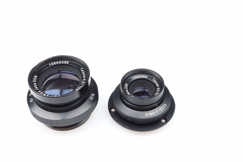 Carl Zeiss Tessar 105mm f4.5 Tessar 50mm f4.5 Objektiv lens 96811 - Image 4